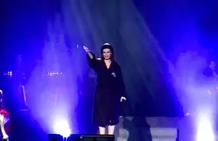 Laura Puccini Show Maca Concert Feria del Hoger Lima 2014 Hindi Sexy Slika Hindi Sexy