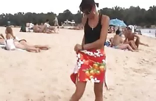 Francuski rajski plaža-voajer